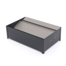 Newest Design Top Quality Metal Black/grey Square 257*95*300mm Ash Bin